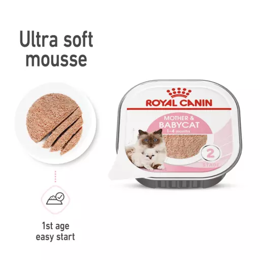 Royal Canin Mother & Baby Cat Ultra Soft Mouse 100gr Wet Makanan Anak & Induk Kucing - Feline Health Nutrition